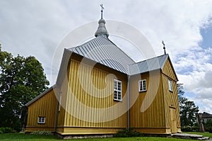 Lithuanian architectural monuments - DeguÃÂiai St. Vincent Ferrer Church. photo